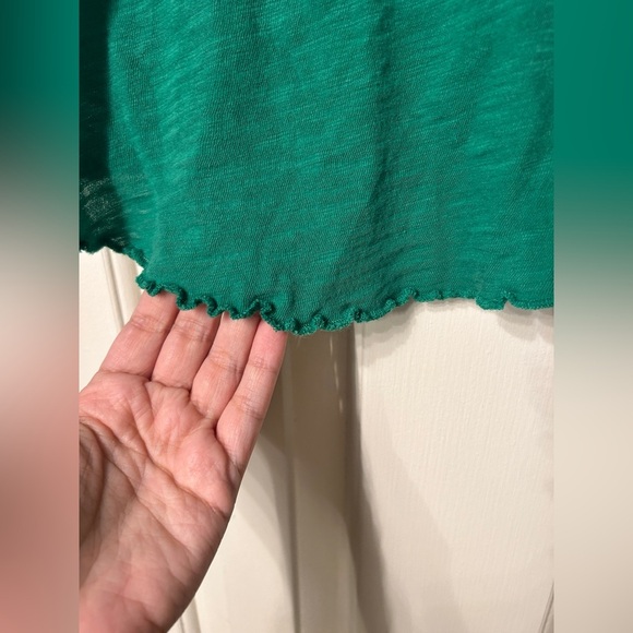 Free People Be my Baby Tee Shirt - KELLY GREEN 🍀 - Picture 4 of 8